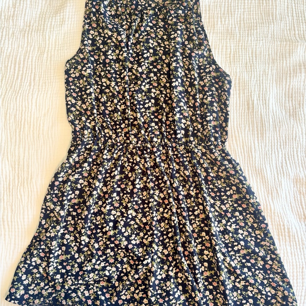 SHEIN Navy Floral Romper